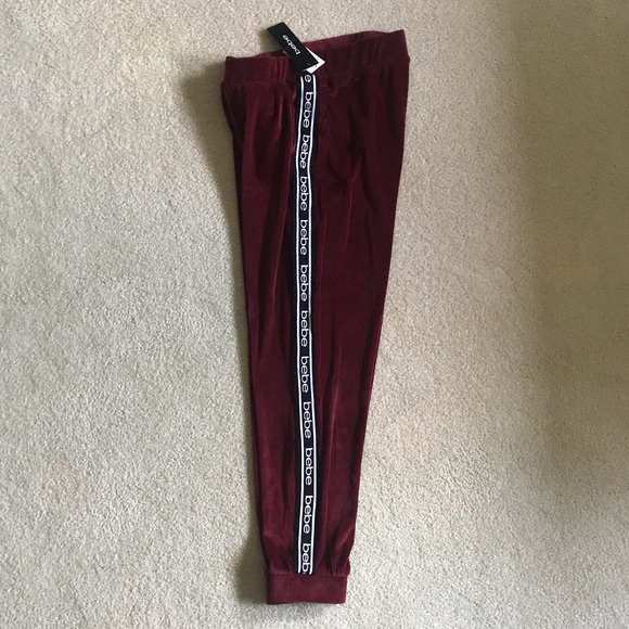 SOLD - Bebe Velour Jogger - NWT - Large - Picture 2 of 16